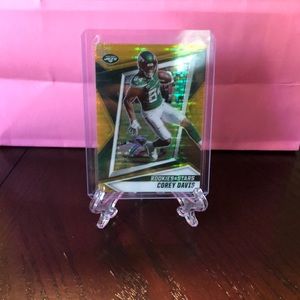2021 rookies & stars GOLD PRIZM pulsar #98 COREY DAVIS SSP #07/15 Jets